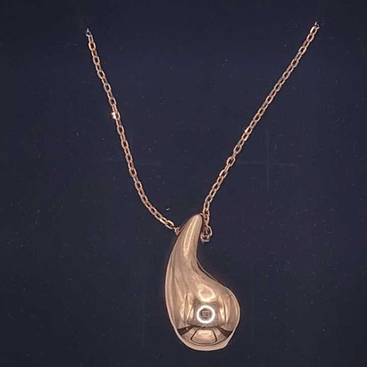 18KPG Tear Drop Necklace L45cm Adjustable (On Hand)